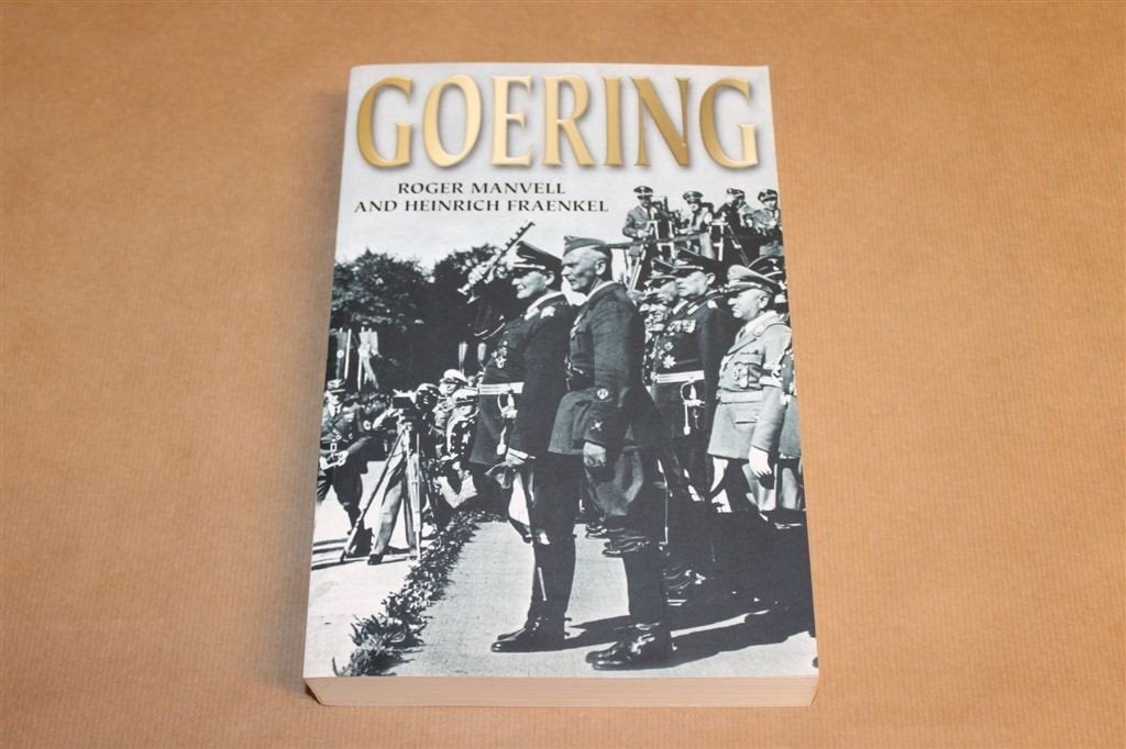 Goering — Biografie, Manvell & Fraenkel, Nazi WOII, Ophalen of Verzenden, Tweede Wereldoorlog, Zo goed als nieuw, Overige onderwerpen