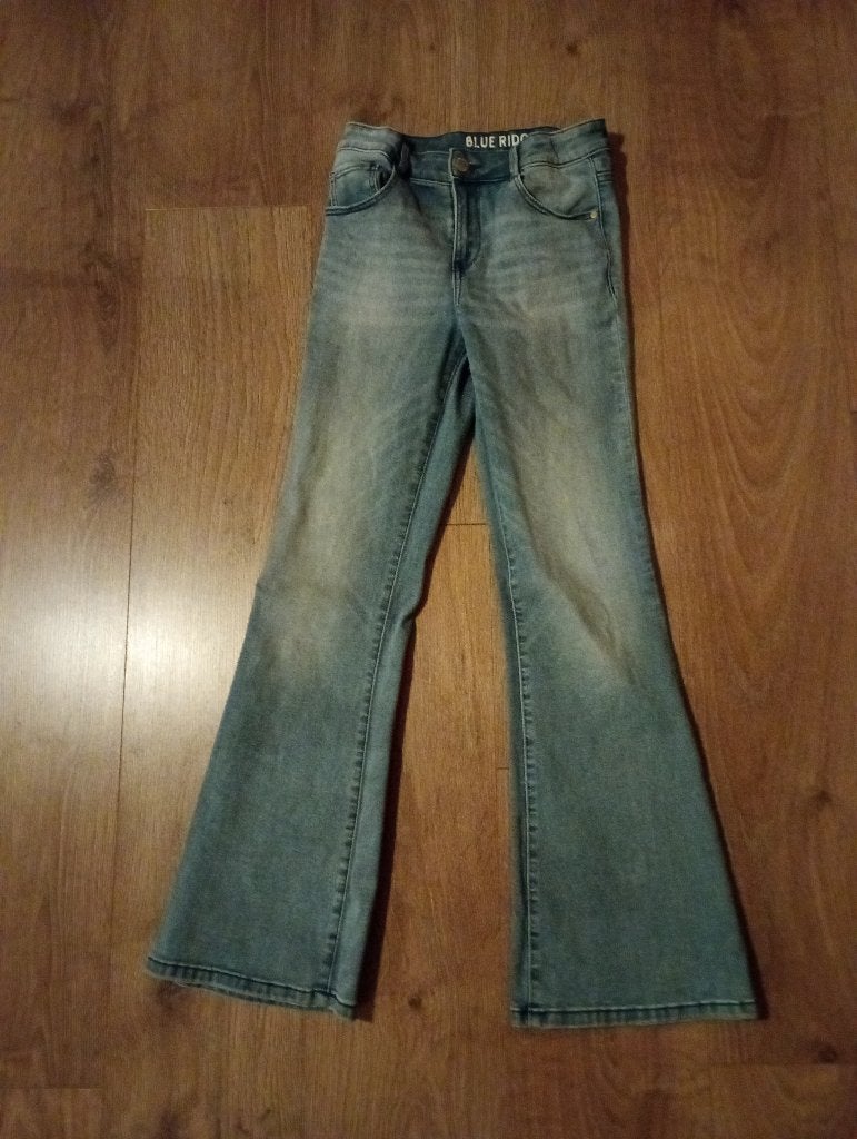 Mooie lichtblauwe spijkerbroek mt 152, Broek, Meisje, Ophalen of Verzenden, Zo goed als nieuw