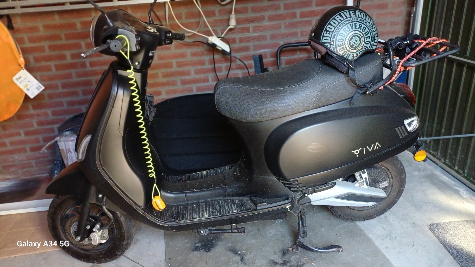 Iva Lux Electric Maatzwart 45, Fietsen en Brommers, Snorfietsen en Snorscooters, Elektrisch, Zo goed als nieuw, Ophalen, Overige merken