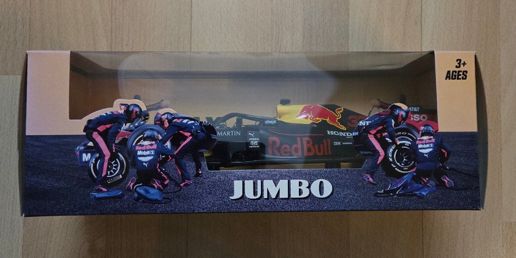 Max Verstappen RB16 2020 Red Bull Racing - Jumbo, Verzenden, Zo goed als nieuw, Auto, Bburago