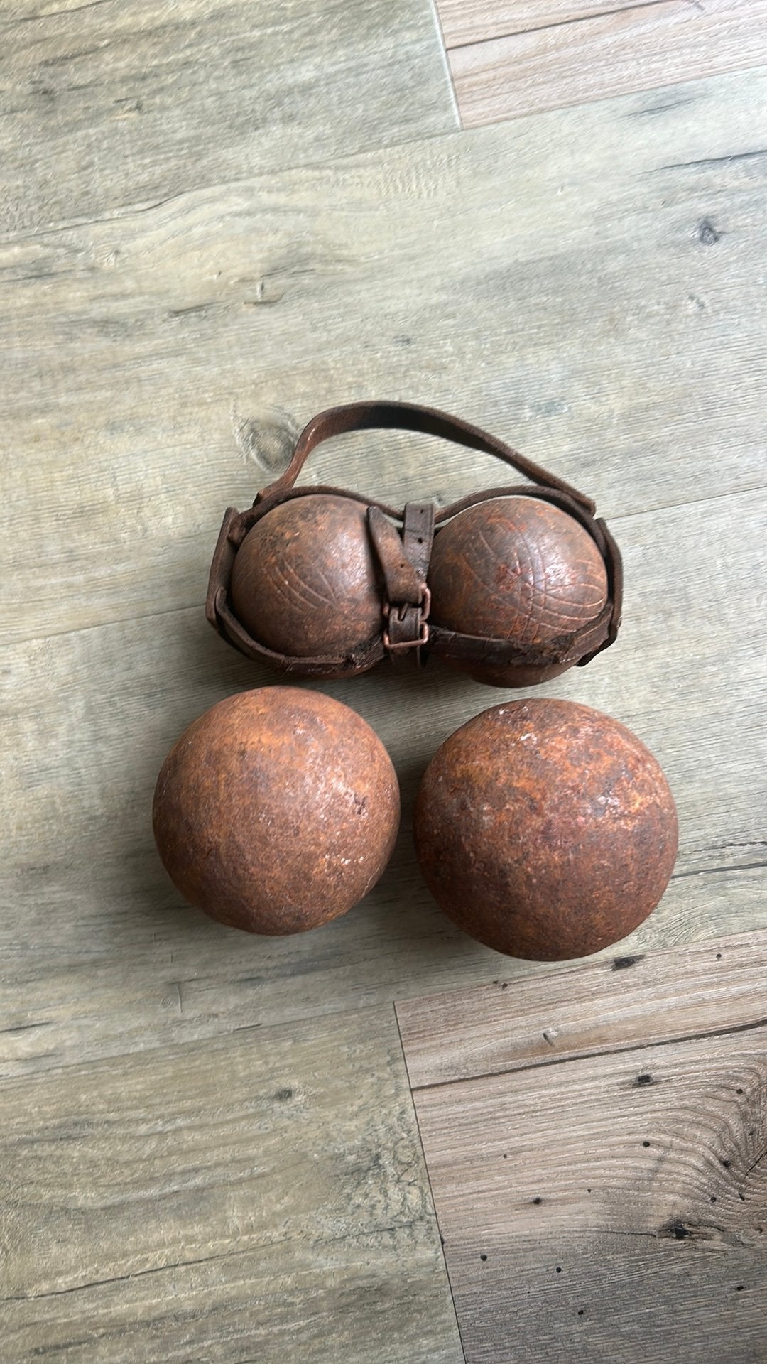 Brocante jeu de boules ballen, Ophalen of Verzenden