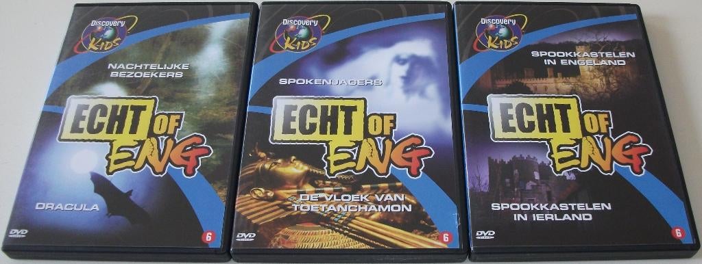 Dvd *** ECHT OF ENG *** 3 stuks Discovery Kids, Vanaf 6 jaar, Ophalen of Verzenden, Gebruikt, Overige typen