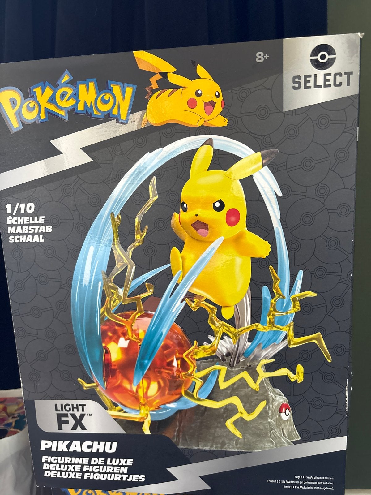 Pokémon Select Light FX Pikachu Deluxe Figuur, Verzamelen, Ophalen of Verzenden, Zo goed als nieuw