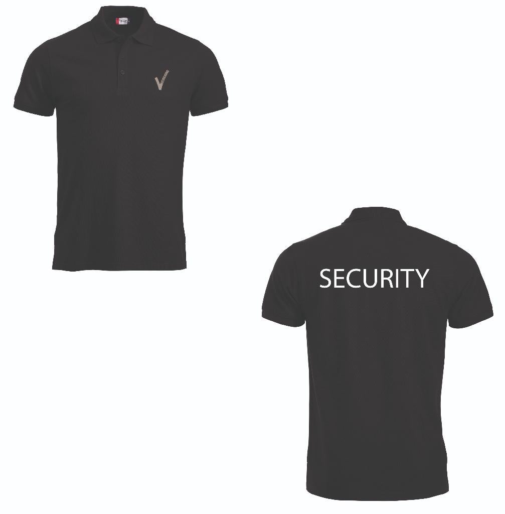 Clique - manhattan beveiligings polo nieuw XS tot 5XL, Ophalen of Verzenden, Nieuw, Overige maten, Zwart
