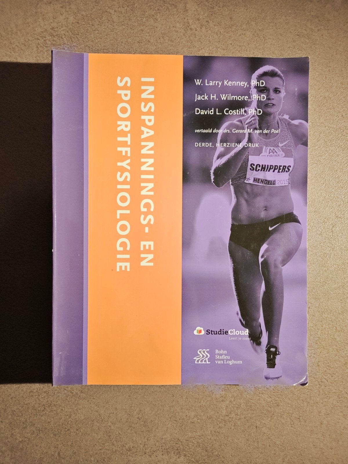 Inspannings- en Sportfysiologie boek Calo alo sportopleiding, Boeken, Gelezen, W. Larry Kenney, Jack H. Wilmore, David L. Costill