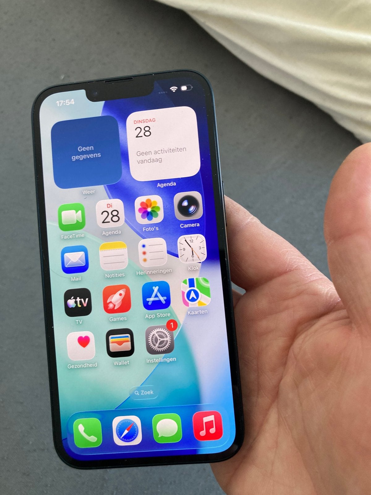 iPhone 14-128 GB in Nieuwstaat batterij 98%, Telecommunicatie, Mobiele telefoons | Apple iPhone, 128 GB, Zwart, Ophalen of Verzenden