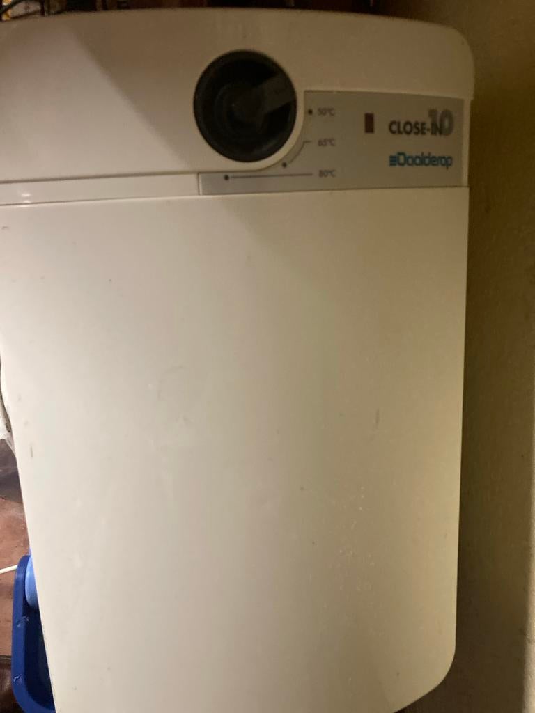 Daalderop Close-in 10 liter boiler, Doe-het-zelf en Verbouw, Geisers en Boilers, Gebruikt, Aardgas, Minder dan 20 liter, Ouder dan 10 jaar