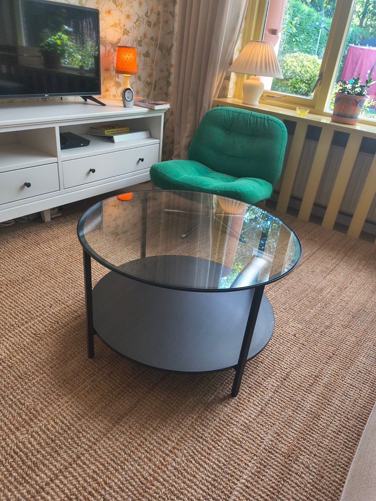 Ikea Vittsjö salontafel, Ophalen, Gebruikt, 100 tot 150 cm, Rond