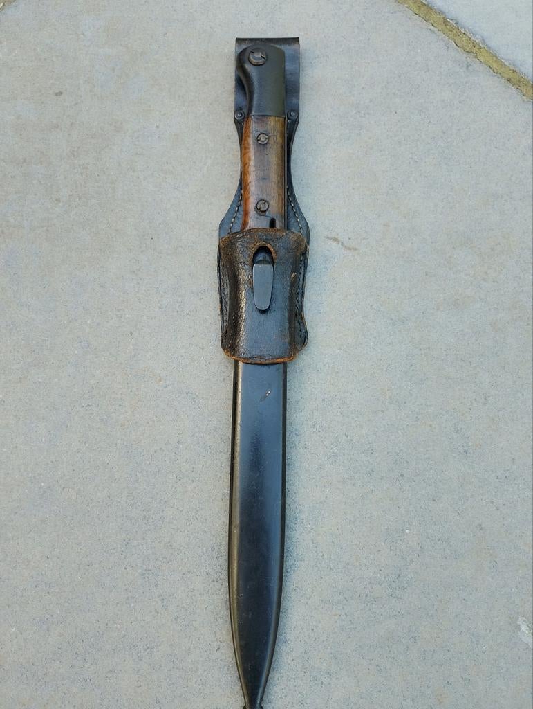 Duitse K98 Bajonet met frog, Verzamelen, Militaria | Tweede Wereldoorlog, Ophalen of Verzenden, Landmacht, Duitsland, Mes of Dolk
