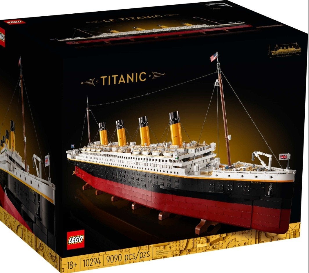 LEGO Icons Titanic 10294 met doos - Zo goed als nieuw