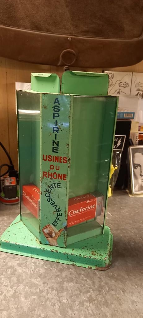Winkel display aspirine, Ophalen of Verzenden, Reclamebord