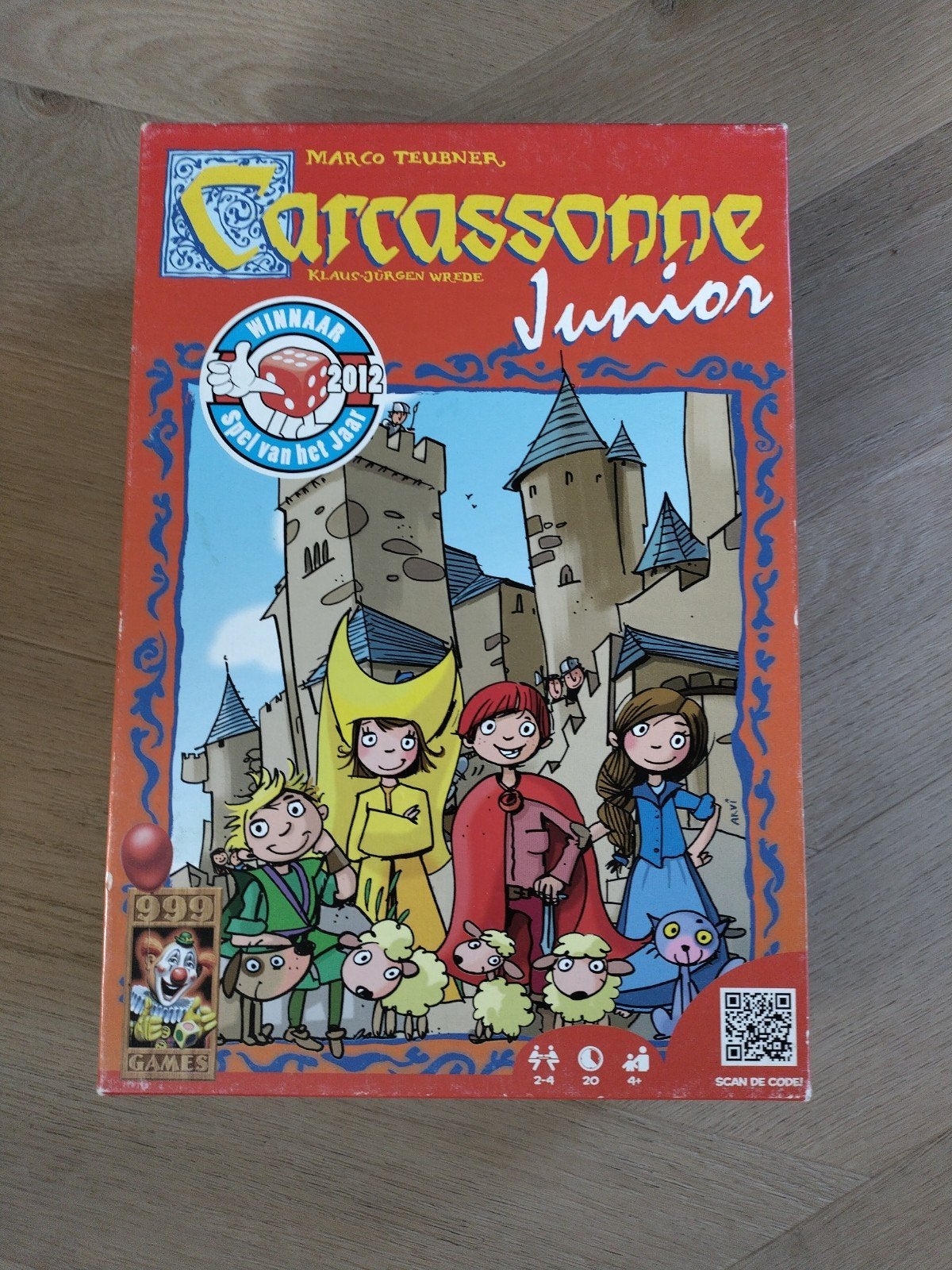 Carcassonne Junior - Winnaar Spel van het Jaar 2012, Een of twee spelers, Ophalen of Verzenden, Gebruikt, 999 Games