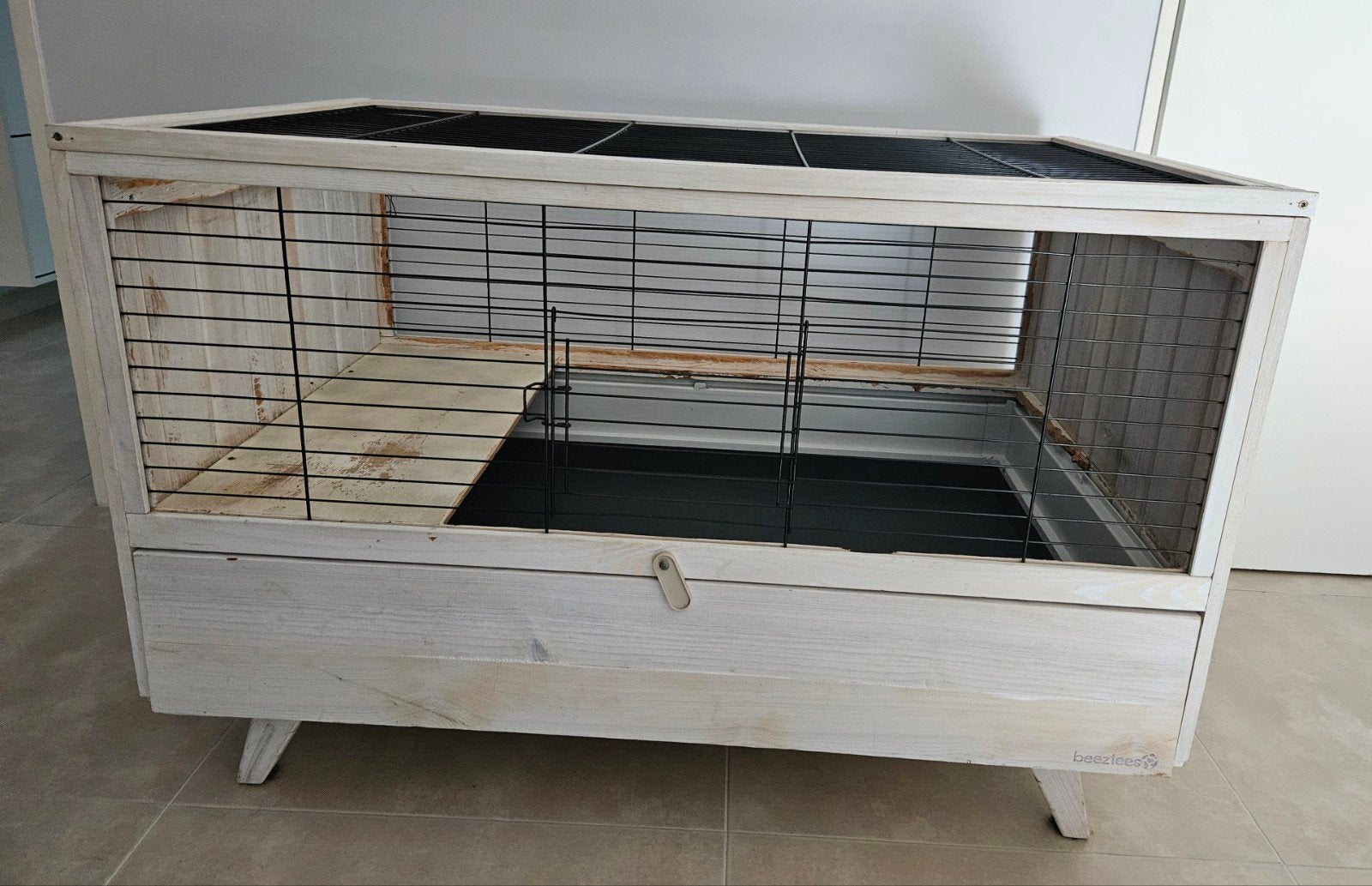 Konijnenkooi/ konijnenhok Beeztees Alby, Dieren en Toebehoren, Ophalen, Gebruikt, Cavia, 60 tot 90 cm