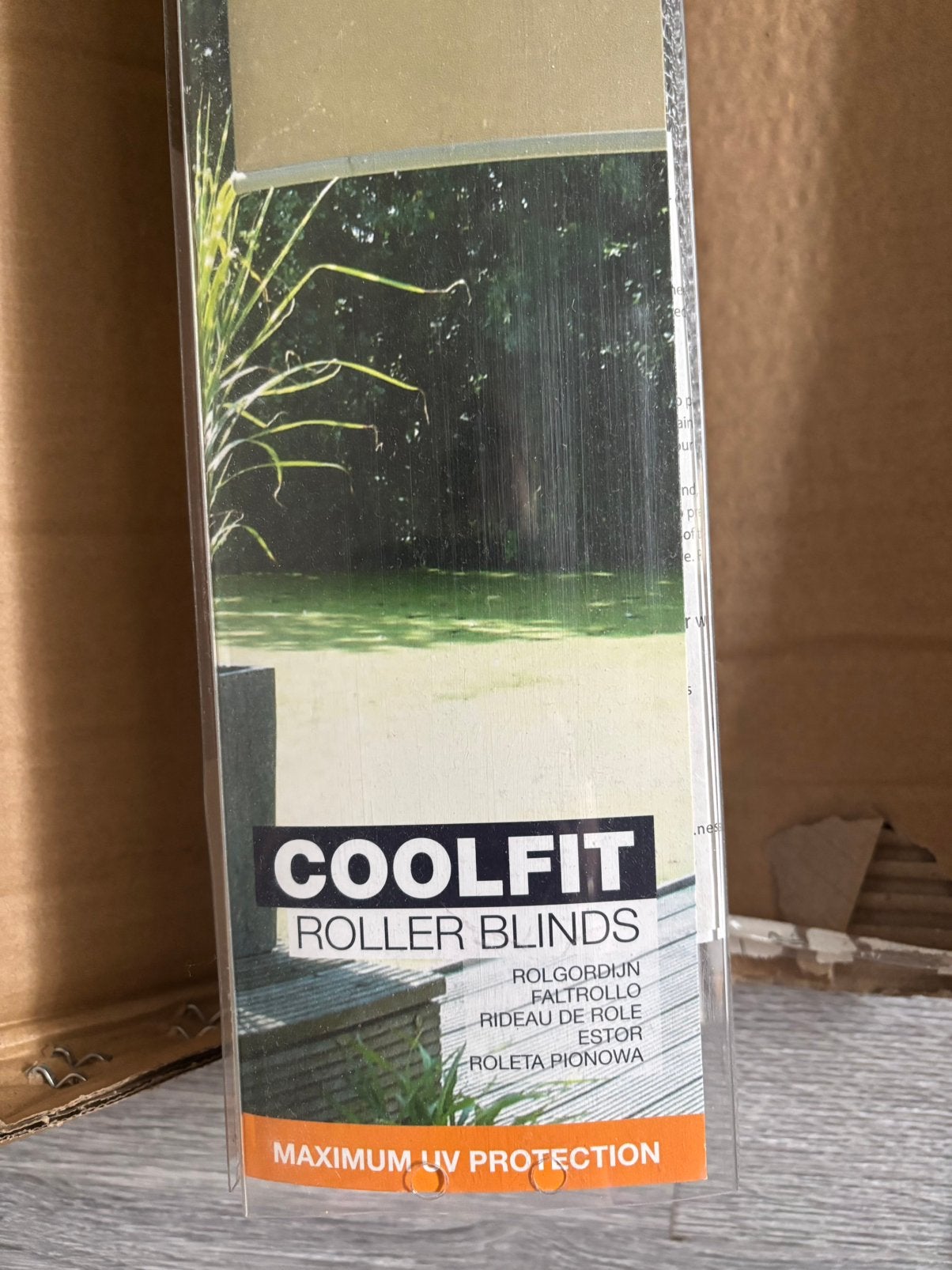 Nesling coolfit nieuw schaduw rolgordijn 148cm, Ophalen, 30 cm of meer, Overige typen, Zo goed als nieuw