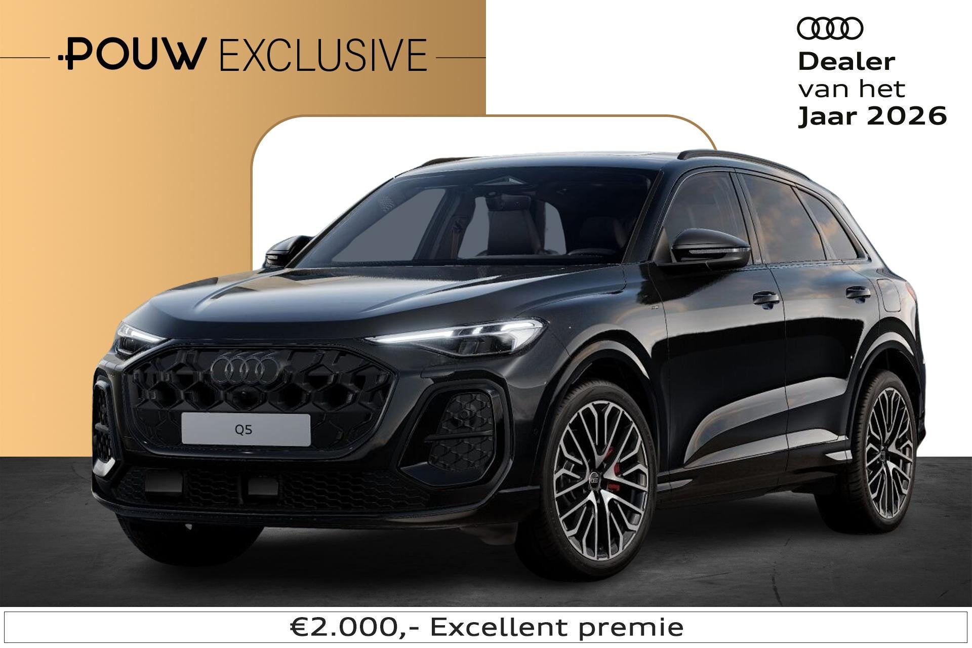 Audi Q5 2.0 TFSI e-hybrid quattro S Edition Competition | Mu, Auto's, Audi, 12 maanden, 4 cilinders, 150 min, Bedrijf