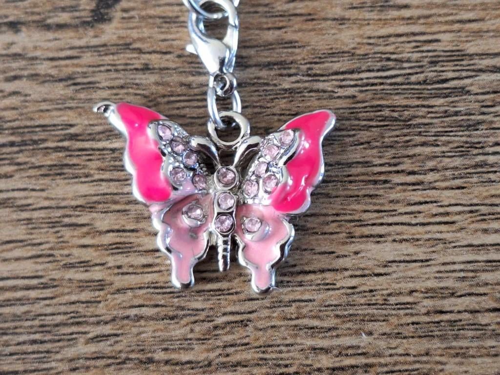 Telefoonhanger : Vlinder !! 5, Info@keycharms.nl, Nieuw, Medemblik, Telefoonhanger of Accessoire