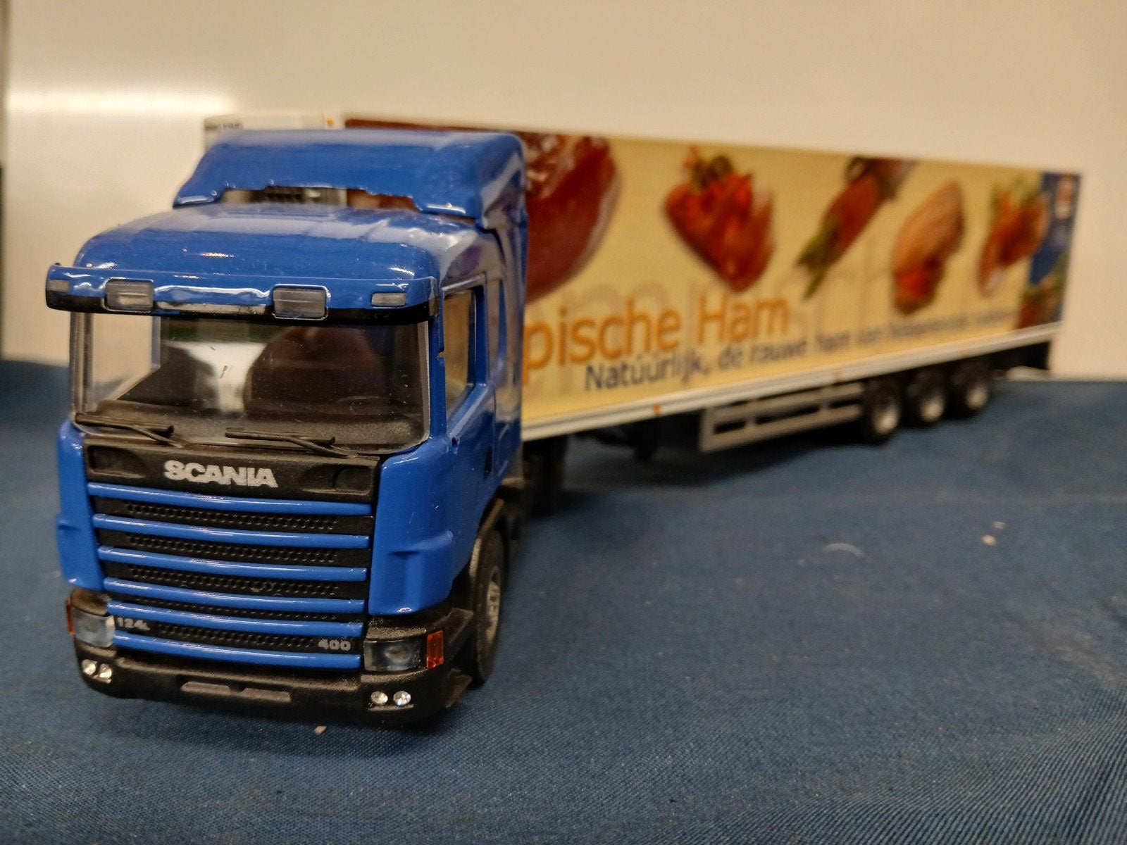 Lion Toys SCANIA 124 L, Ophalen, Zo goed als nieuw, Bus of Vrachtwagen, Lion Toys