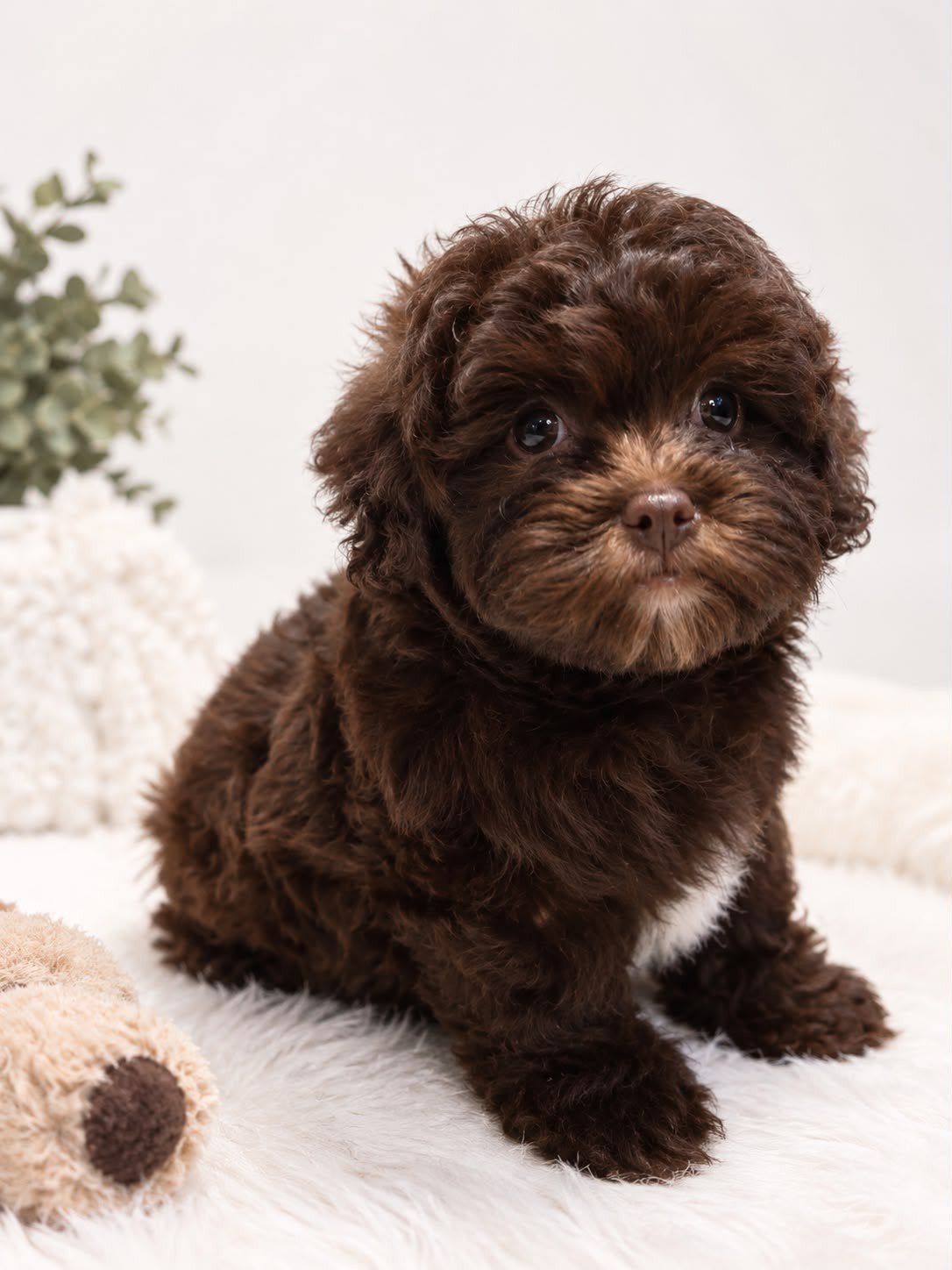 Shihpoo pup (Dwergpoedel x Shih-Tzu), 15 weken tot 1 jaar, Reu, Eén hond, Klein
