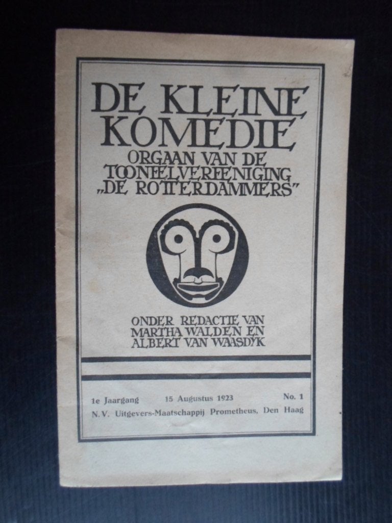 De Kleine Komedie, 1e jrg nr 1, 1923, Boeken, Ophalen of Verzenden, Gelezen