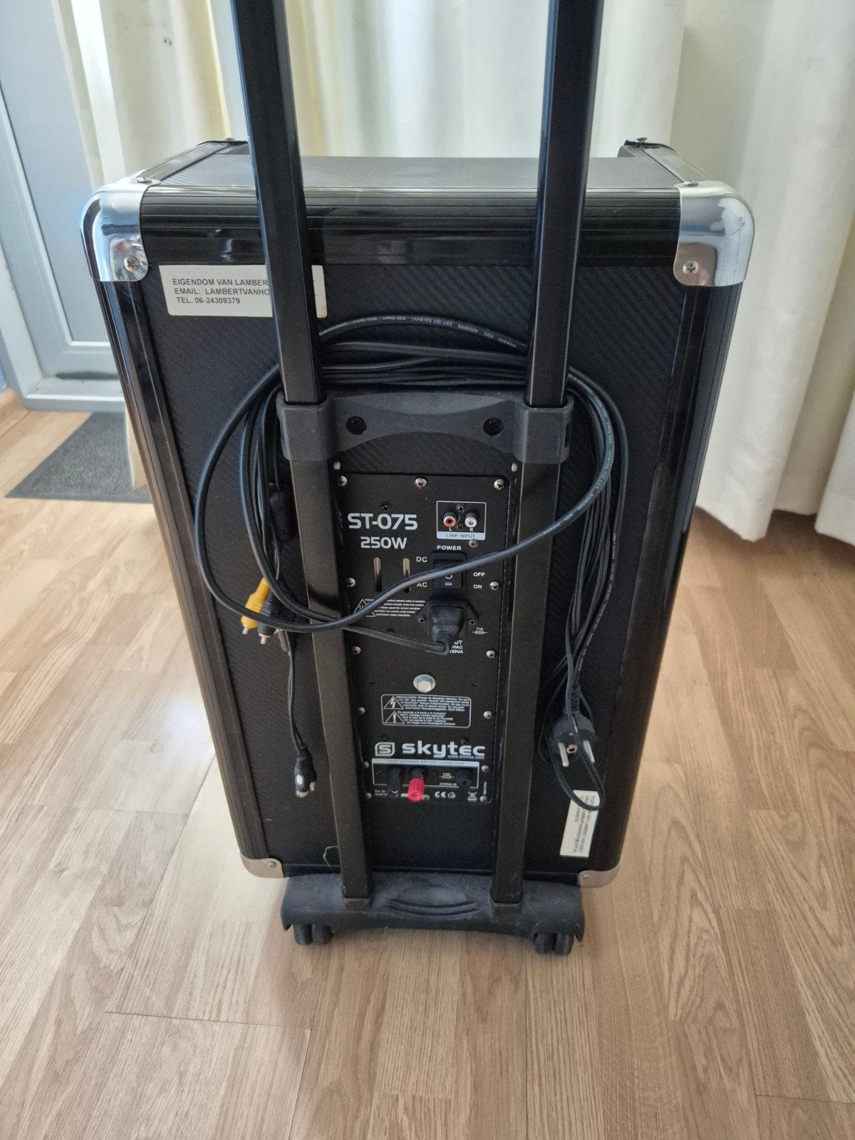 Skytec ST-075 Mobiele Audio Center - Party Speaker, Gebruikt, Party speaker, Ophalen of Verzenden, USB-aansluiting