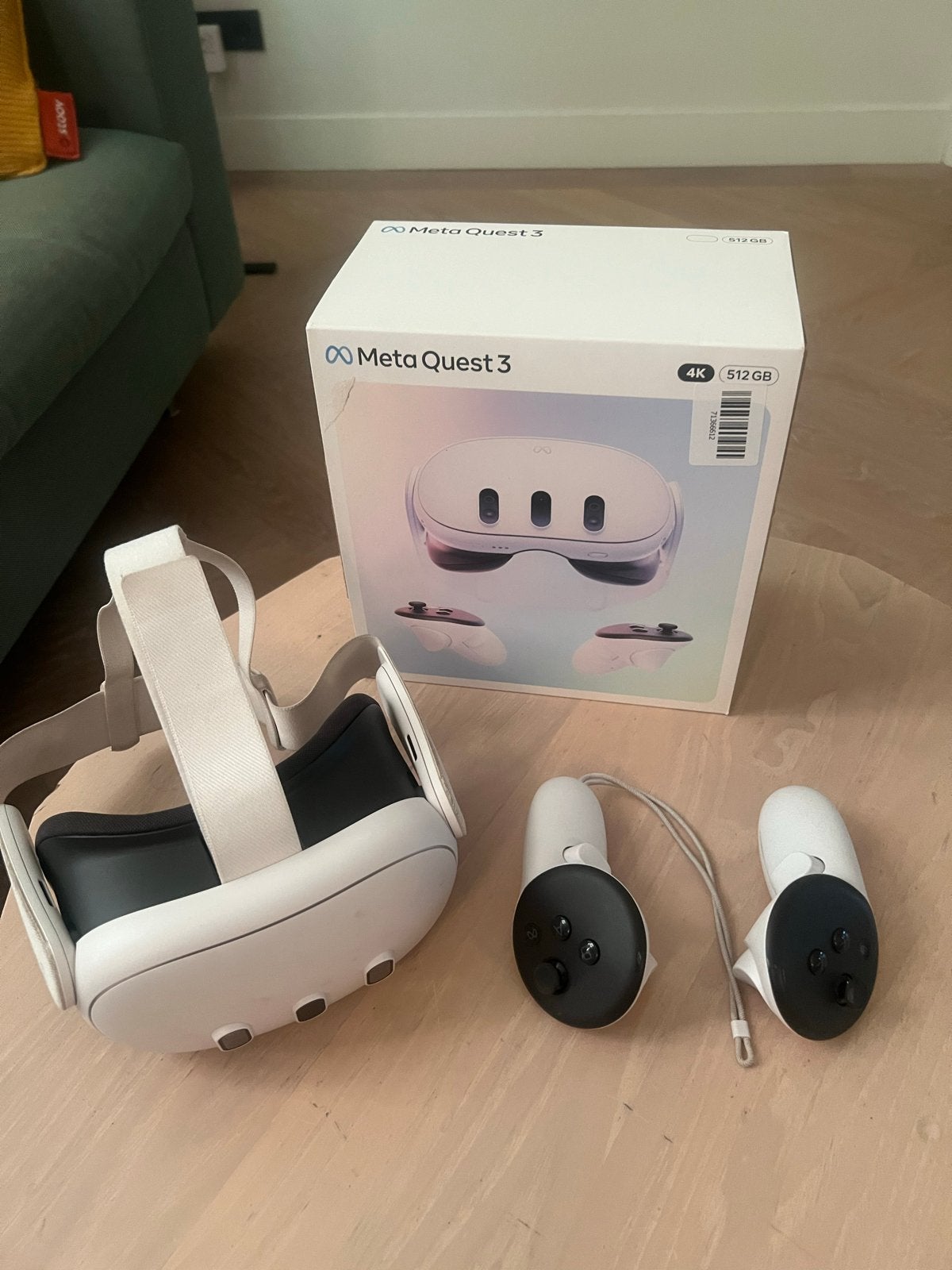 Meta Quest 3 512GB VR-bril - Zo goed als nieuw, Spelcomputers en Games, Virtual Reality, Ophalen of Verzenden, Zo goed als nieuw