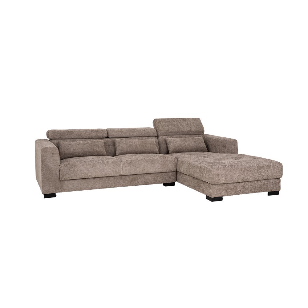 hoekbank taupe,beige of antraciet €899 op voorraad!!, Bruin, Nieuw, Ophalen of Verzenden, Stof