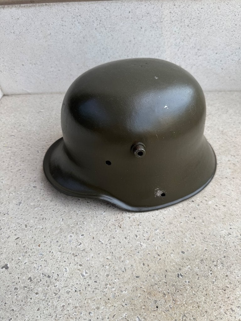 Wo1 Duitse helm, Verzamelen, Ophalen of Verzenden, Landmacht, Overige gebieden, Foto of Poster