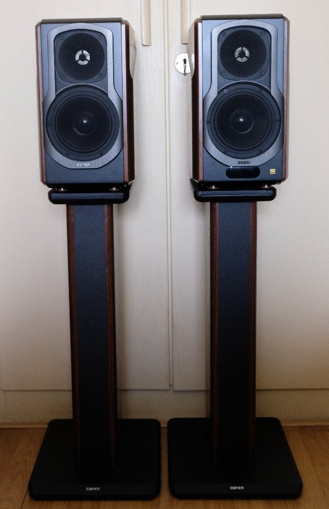Edifier S2000MKII Bluetooth Luidsprekers & SS02C Stands, Audio, Tv en Foto, Stereo speakers, 120 tot 150 watt, Zo goed als nieuw