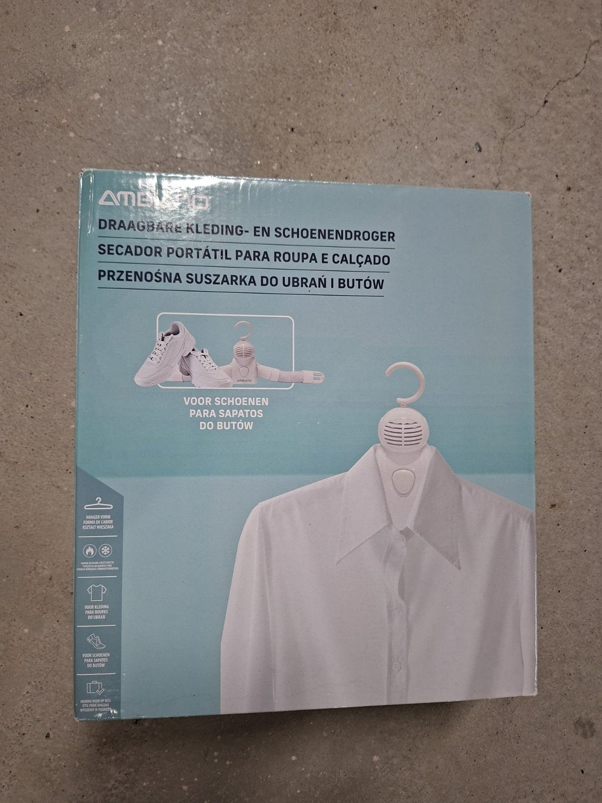 AMBIA Draagbare Kleding- en Schoendroger - Nieuw, Ophalen of Verzenden, Nieuw