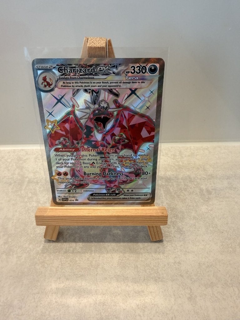 ** Charizard 4/9- Charizard EX -SV Black Star Promos (074)**, Ophalen of Verzenden, Zo goed als nieuw