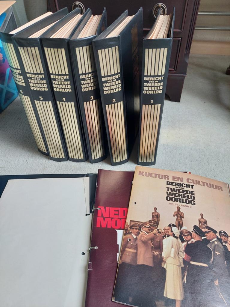 Collectie tijdschriften"Bericht  van de tweede wereldoorlog", Boeken, Ophalen, Tweede Wereldoorlog, Gelezen, Algemeen