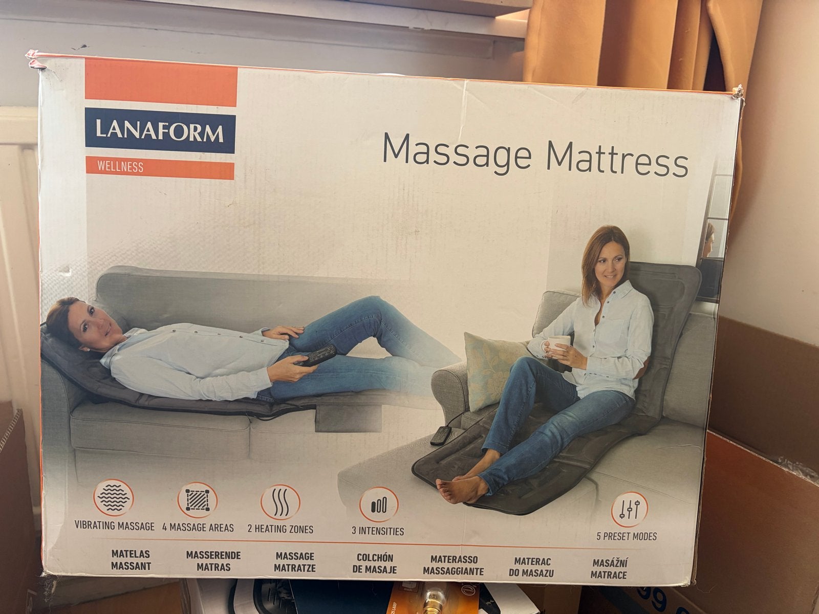Lanaform massage matras - Zo goed als nieuw, Ophalen, Zo goed als nieuw, Massagestoel of Kussen