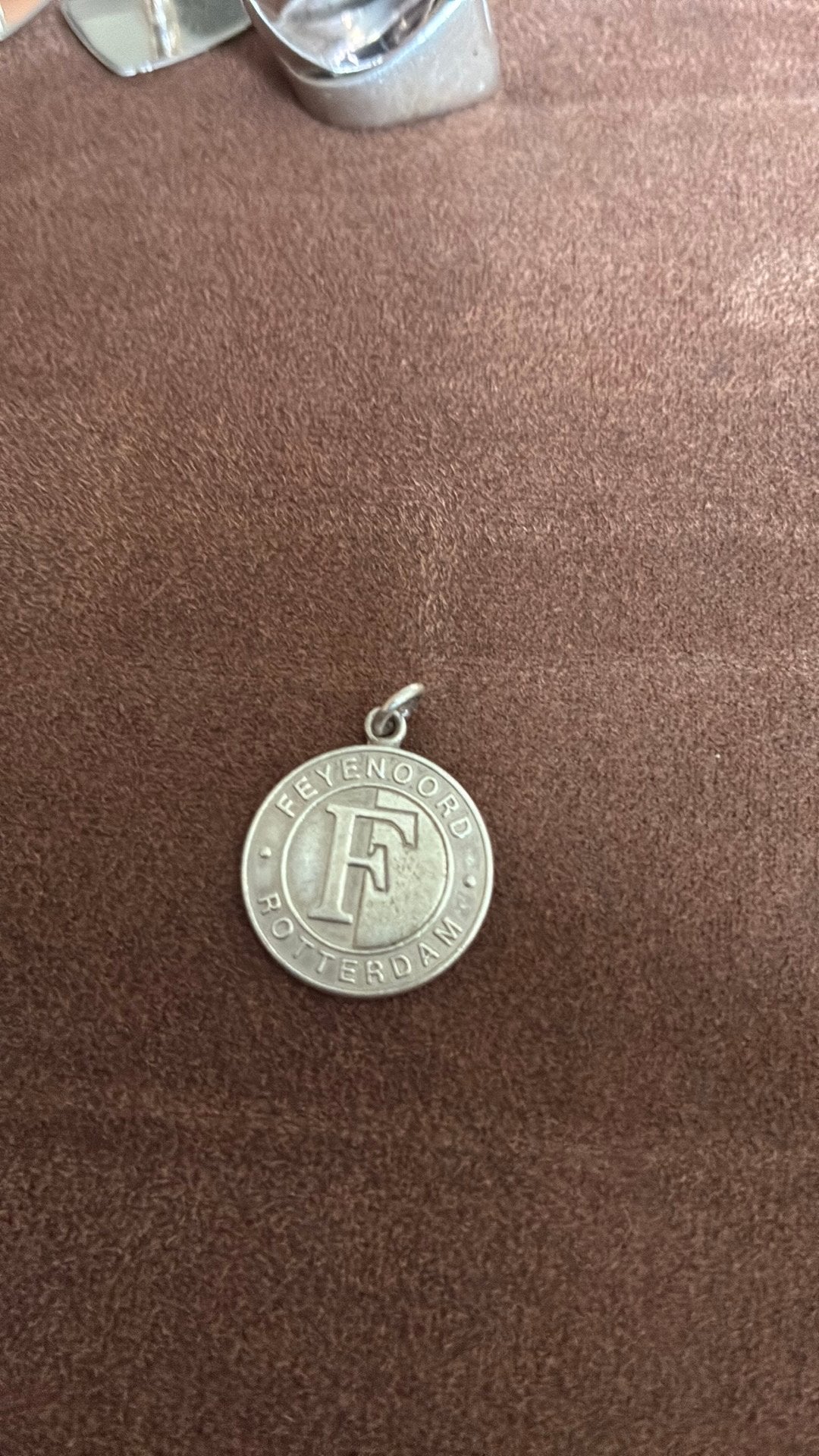 zilveren feyenoord hanger, Ophalen of Verzenden, Zilver