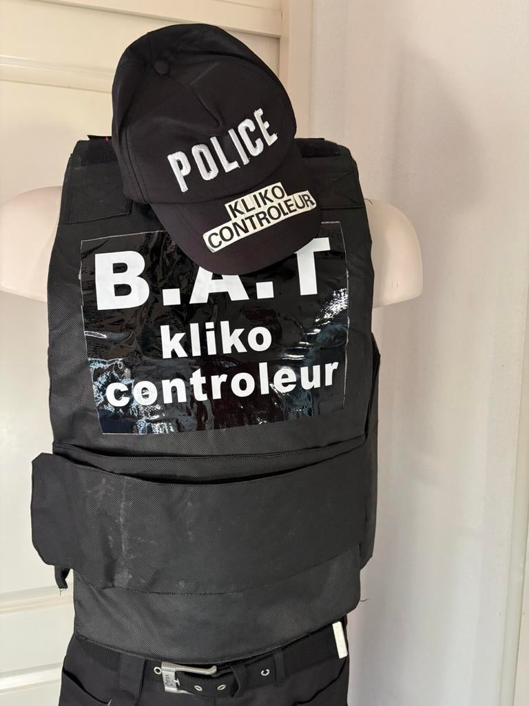B.A.T kliko controleur pak maat 50 carnaval feest tilburg, Ophalen of Verzenden, Zo goed als nieuw, Maat 48/50 (M)