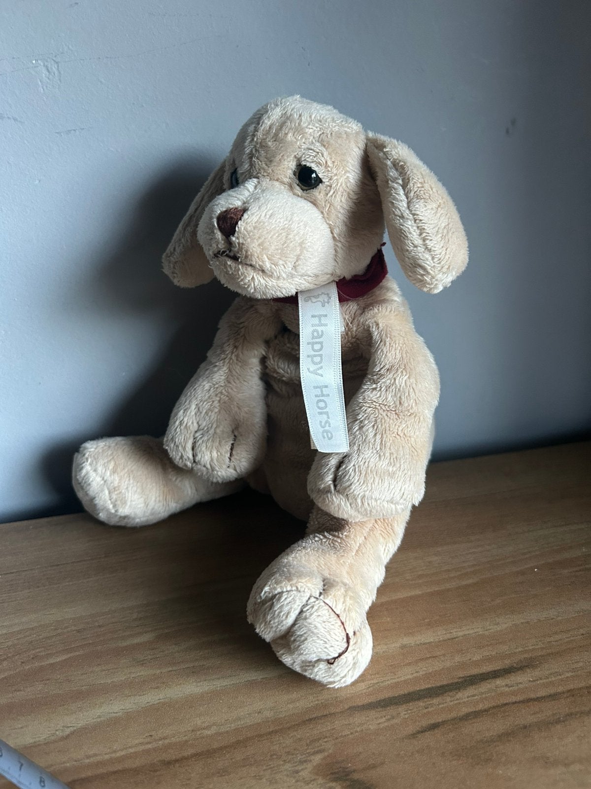 Happy horse hond dog herald 24cm knuffel knuffels knuffeltje, Verzenden, Zo goed als nieuw, Hond