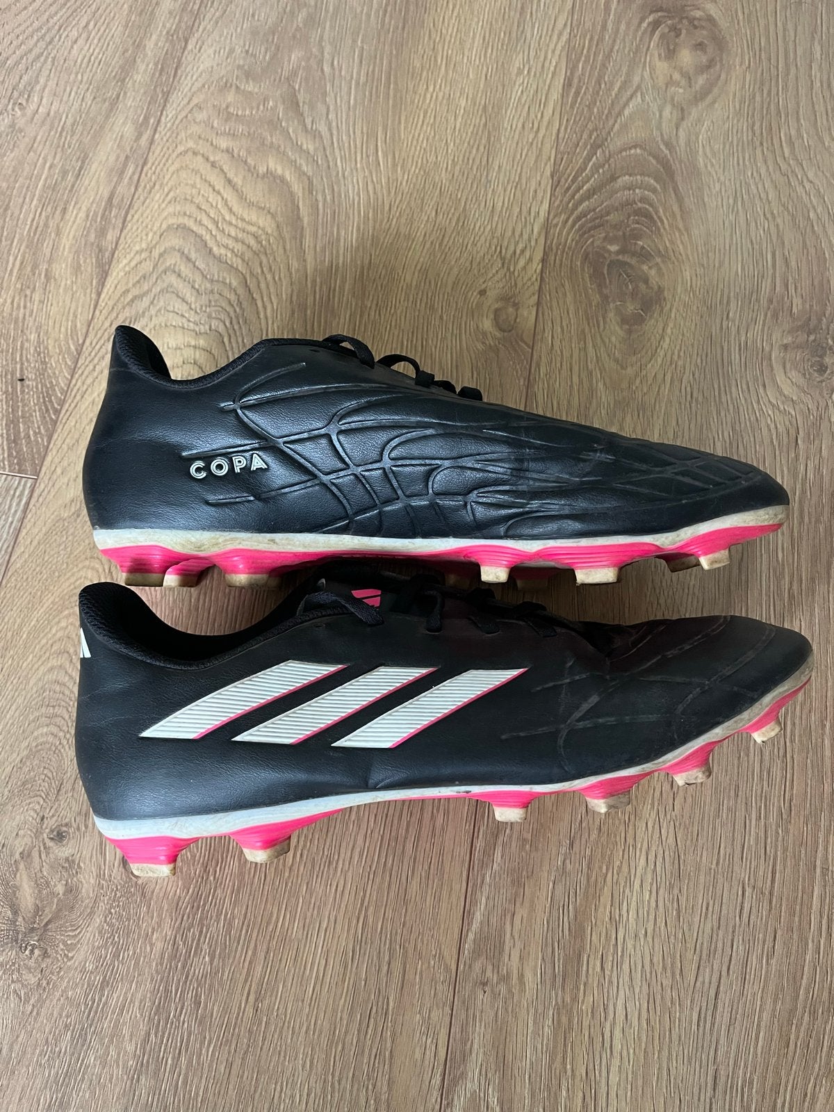 Adidas Copa voetbalschoenen - Zwart/Roze, Sport en Fitness, Voetbal, Ophalen, Gebruikt, Schoenen, Maat L