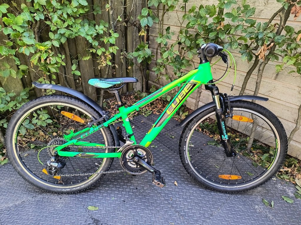 Cube Race Series 24 – 24 inch MTB – groen, Gebruikt, Hardtail, Velgrem, Ophalen