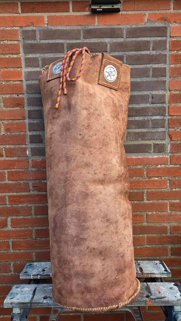 Prachtige echte  suede bokszak, Ophalen of Verzenden, Zo goed als nieuw, Bokszak