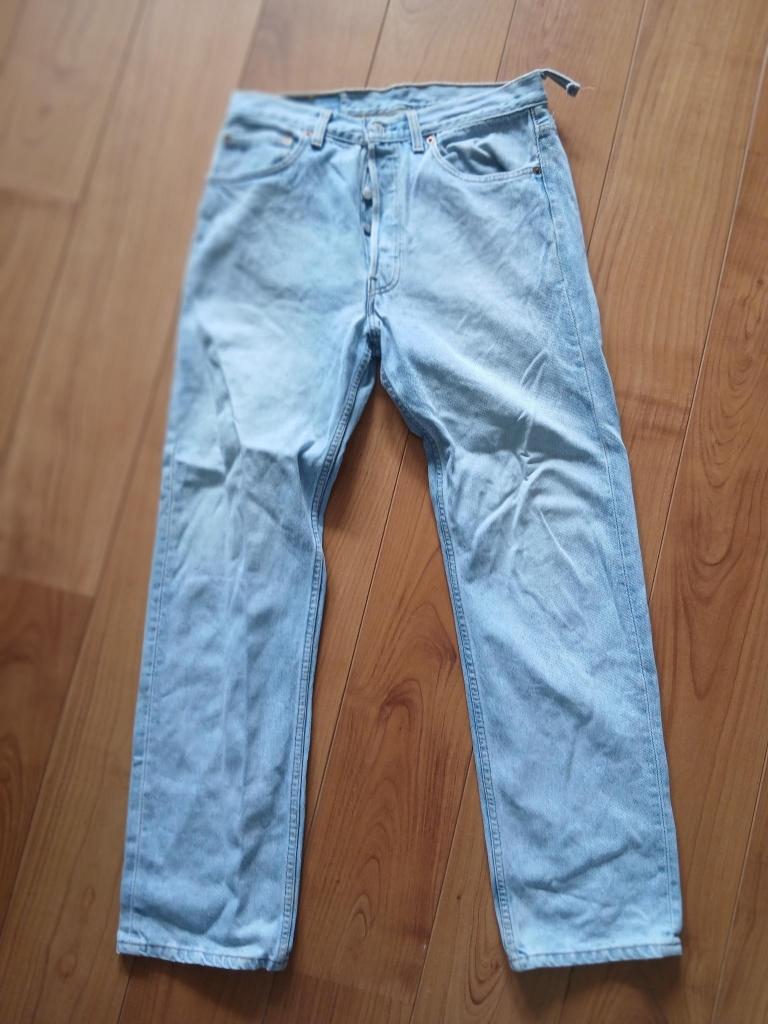 Levi's 501 Blue Jeans W32 L30, Blauw, W32 (confectie 46) of kleiner, Ophalen of Verzenden, Gedragen