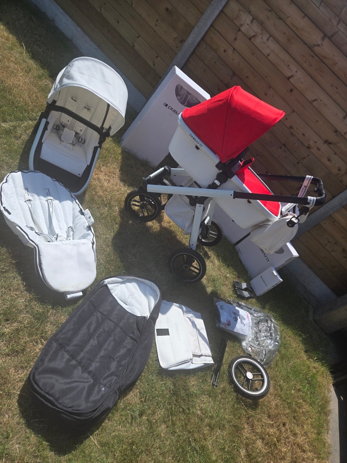 Dubatti Kinderwagen als nieuw , Alles is dubbel !!, Nieuw, Luchtbanden, Ophalen, Kinderwagen