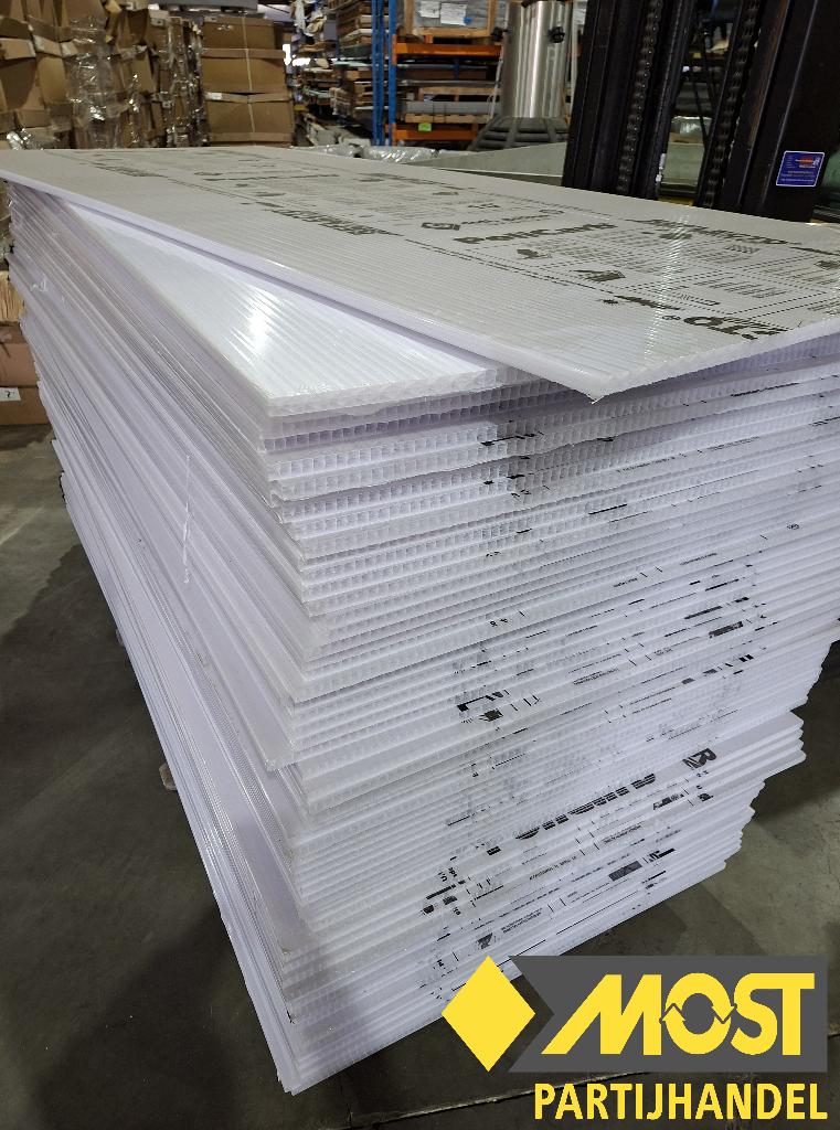 Polycarbonaat 98 x 226 cm opaal 16 mm, Ophalen, Nieuw