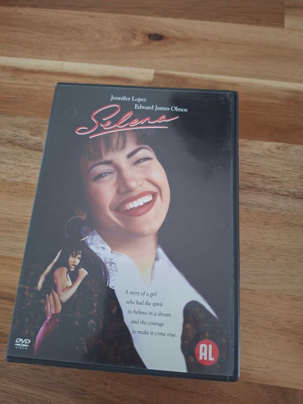 Selena DVD met Jennifer Lopez - Muziekbiografie, Alle leeftijden, Ophalen of Verzenden, Engels, Nederlands