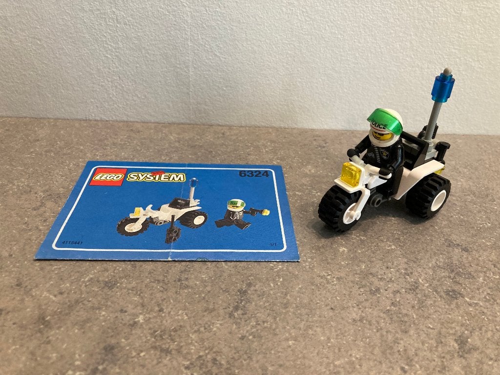 Lego 6324 Chopper Cop, Lego, Ophalen of Verzenden, Compleet, Complete set