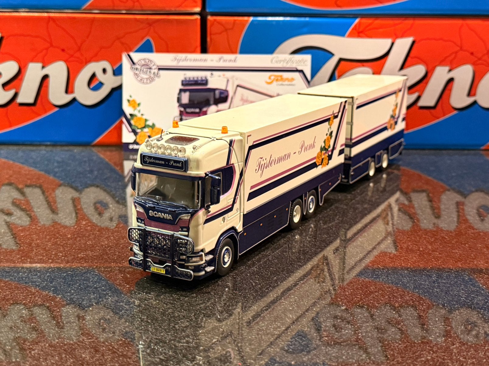 Tekno - Scania next gen Tijsterman, Verzenden, Zo goed als nieuw, Bus of Vrachtwagen, Tekno