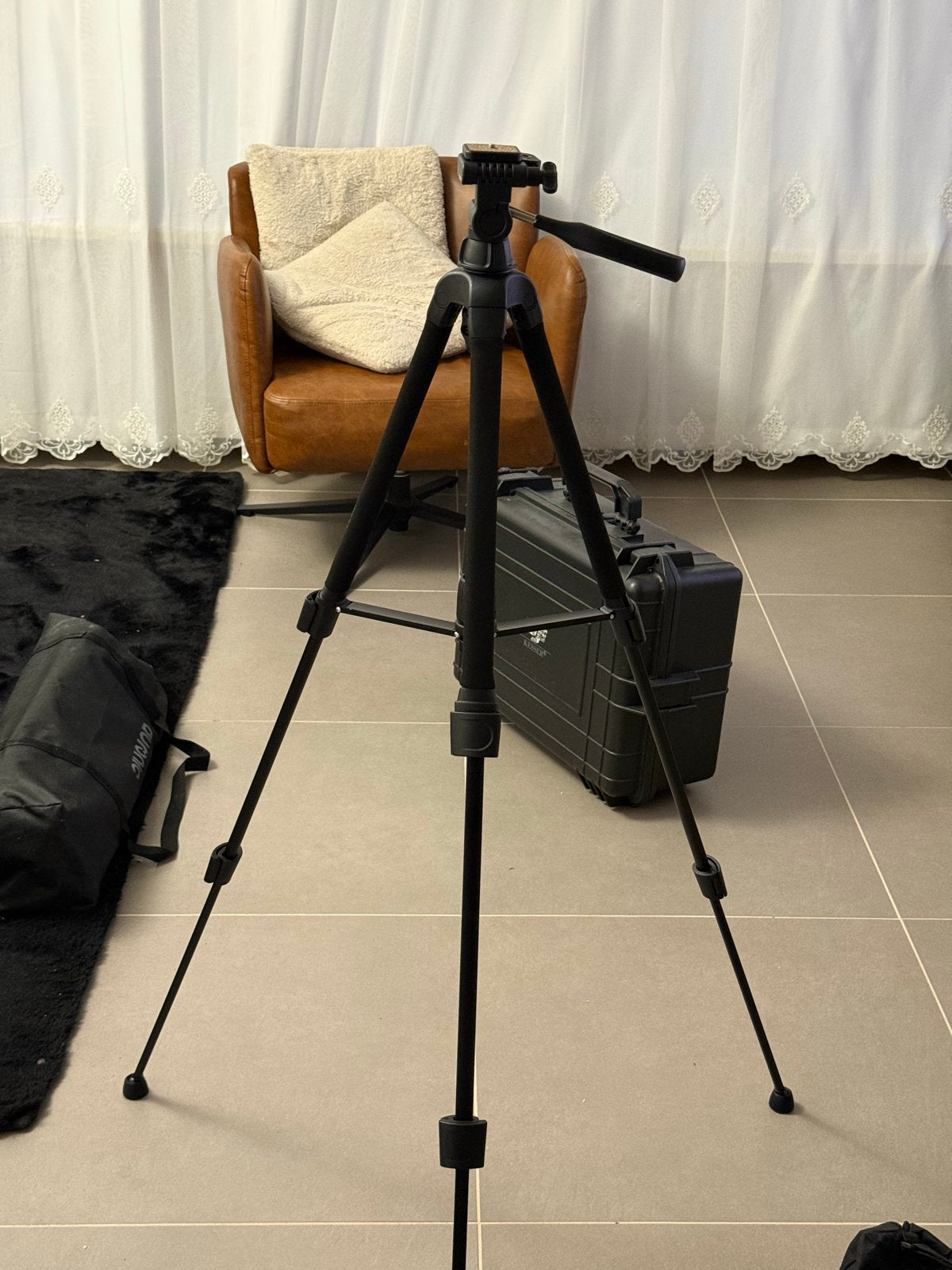 Cullmann Primax 350 Statief met draagtas, Audio, Tv en Foto, Fotografie | Statieven en Balhoofden, Cullmann, Zo goed als nieuw