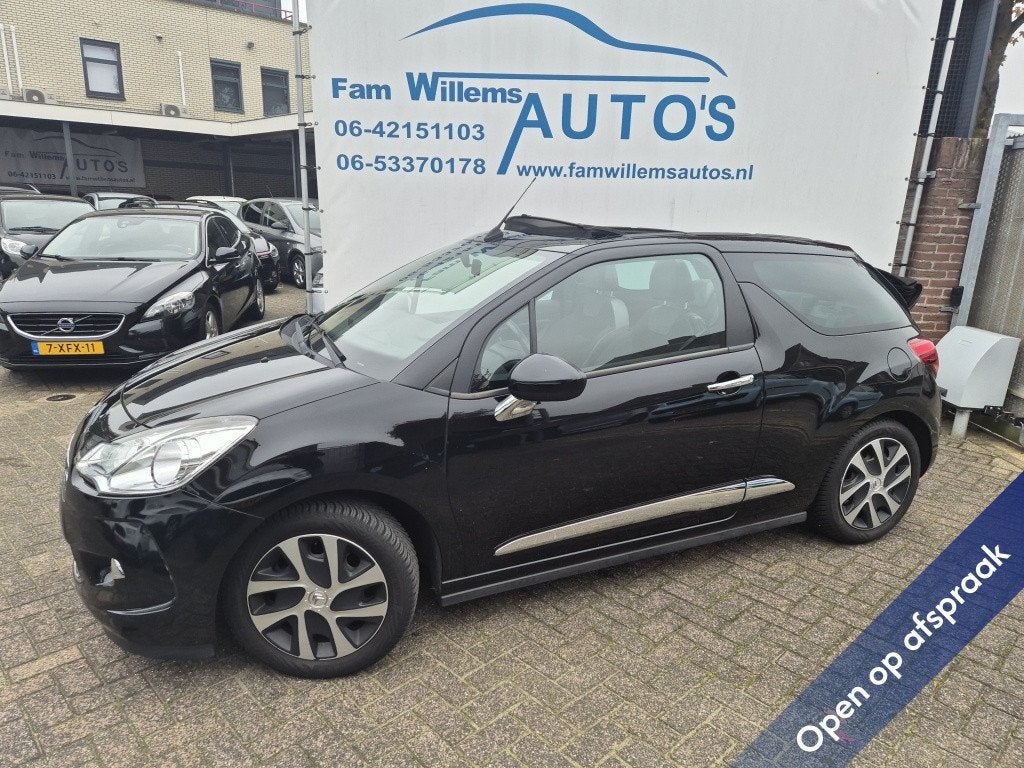 Citroën DS3 Cabrio 1.2 VTi So Chic Cabrio (bj 2014), Auto's, Citroën, Bedrijf, Te koop, DS3, ABS, Airbags, Airconditioning, Alarm