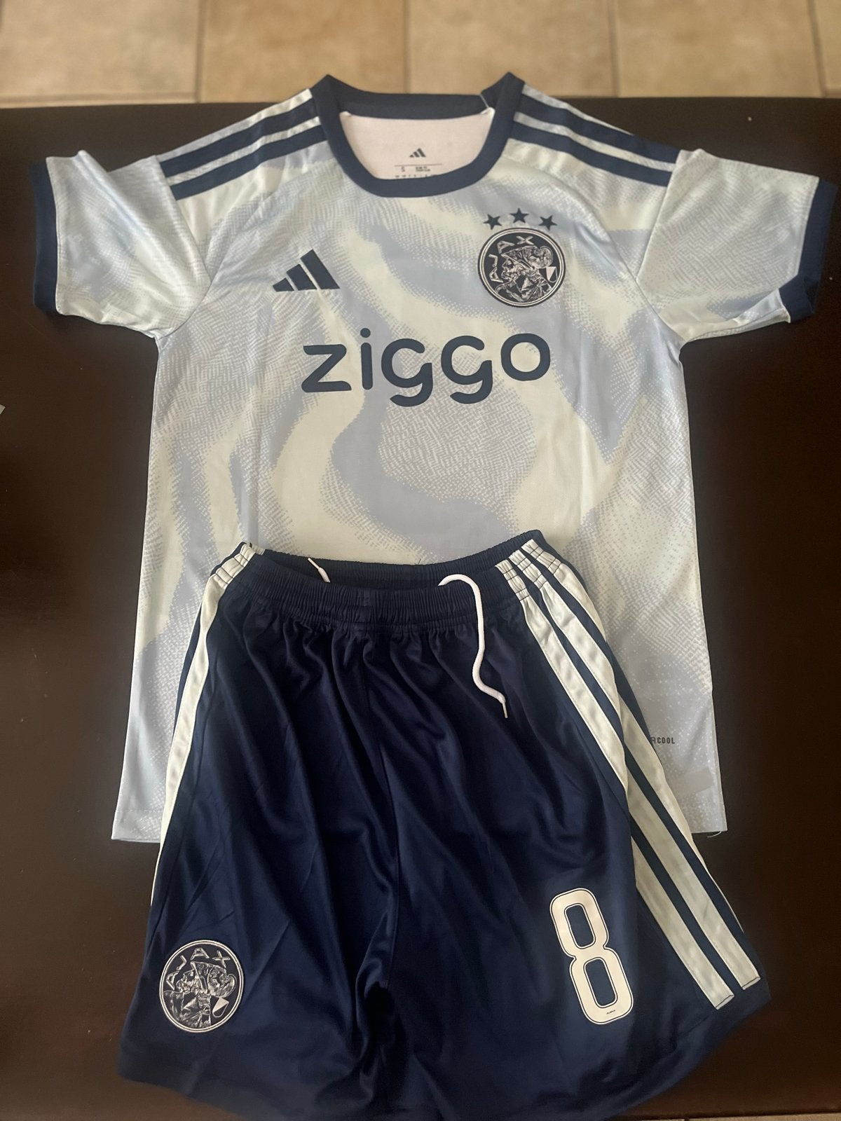 Ajax derde tenue 2026/2027 - Brandt #8, Maat S, Verzenden, Nieuw, Set