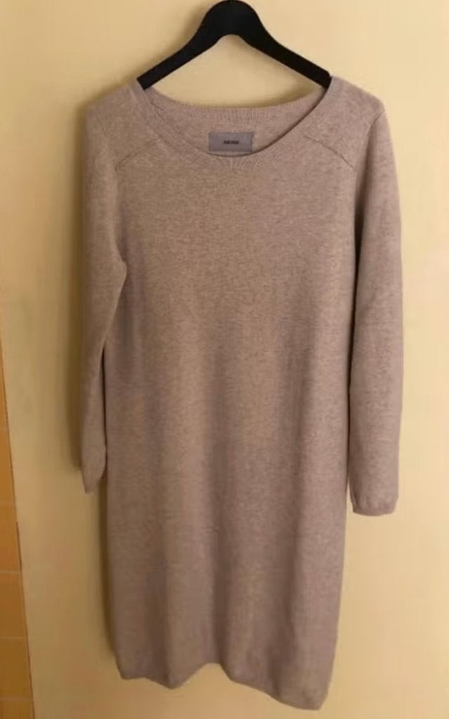 beige sweater trui of jurkje Humanoid mt L als M/S, Maat 38/40 (M), Humanoid, Verzenden, Beige