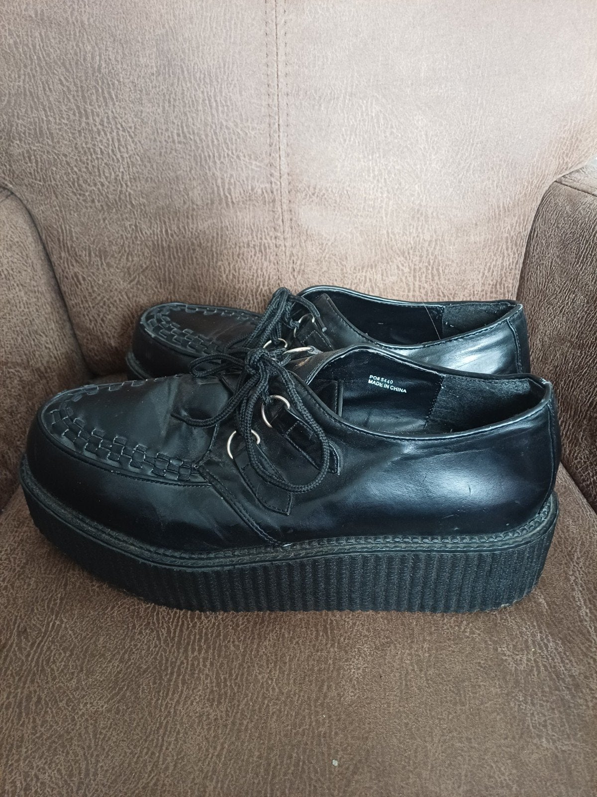 Demonia Creepers Maat 43 - Weinig Gedragen, Ophalen, Gedragen, Zwart, Overige typen