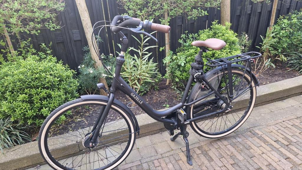 Gazelle bloom C7 stadsfiets, mat zwart, Versnellingen, Zo goed als nieuw, Schijfrem, Gazelle